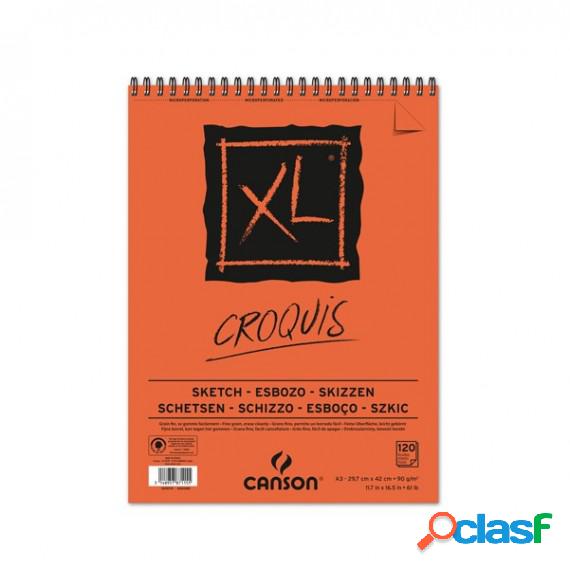 Album XL Croquis - A3 - 90 gr - 120 fogli - Canson