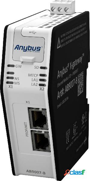 Anybus AB9007 Modbus-TCP Master/Profinet Gateway USB, RJ-45,