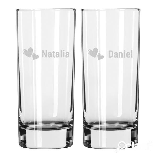 Bicchiere da cocktail personalizzato - Highball (2 pezzi)