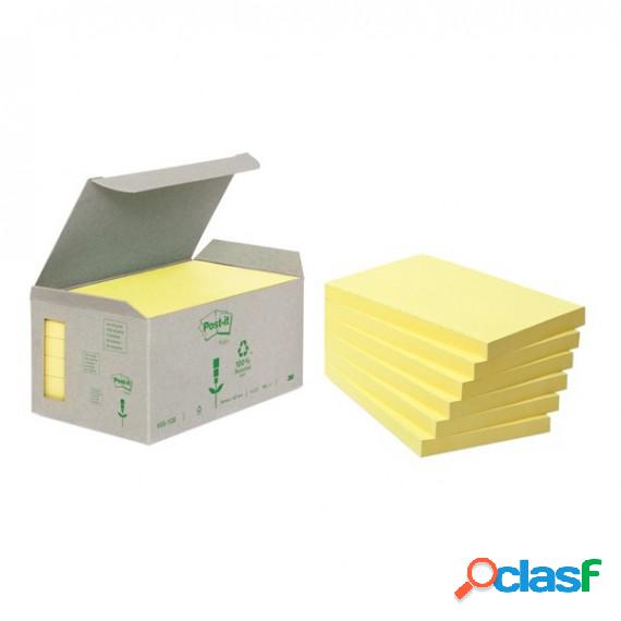 Blocco Post it Z Notes Green - 655-1B - 76 x 127 mm - giallo