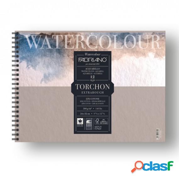 Blocco Watercolour Torchon - 24x32cm - 12 fogli - 300gr -