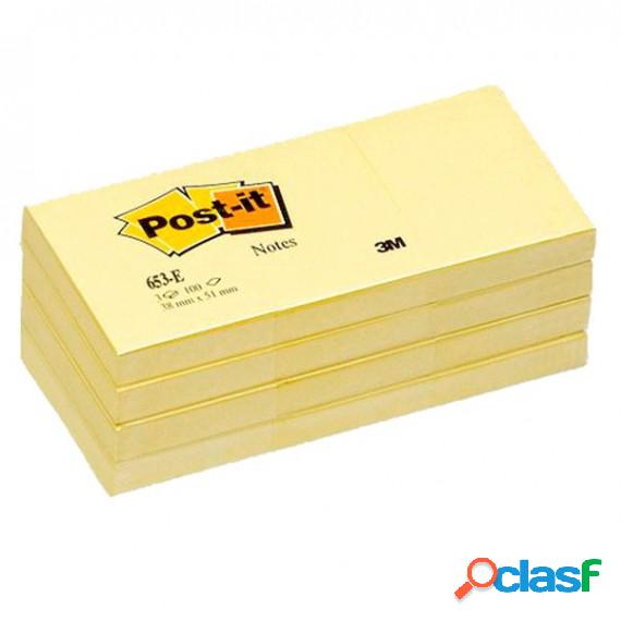Blocco foglietti - 653 - 38 x 51 mm - giallo Canary - 100