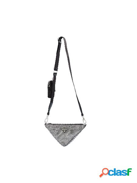 Borsa A Tracolla Prada Triangle In Pelle