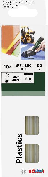 Bosch Accessories Plastics Stick colla a caldo 7 mm 150 mm