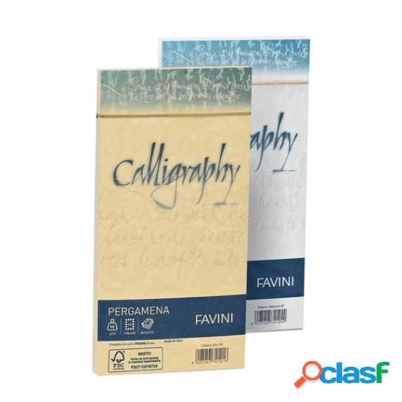 Busta Calligraphy Pergamena - 110 x 220 mm - 90 gr - bianco