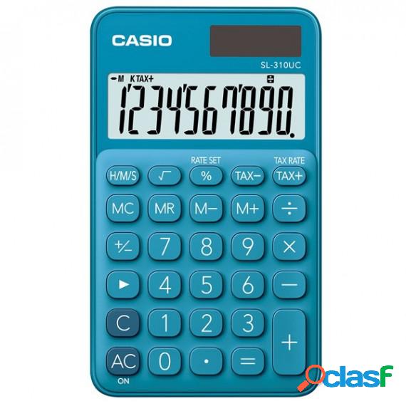 Calcolatrice tascabile SL-310UC - 10 cifre - blu - Casio