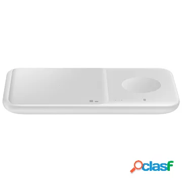 Caricabatterie wireless Samsung Duo EP-P4300BWEGEU - bianco