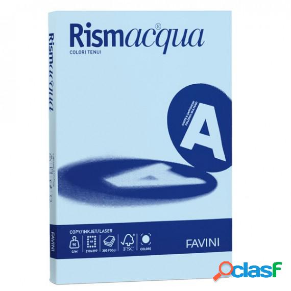 Carta Rismacqua Standard - A4 - 90 gr - celeste 08 - Favini