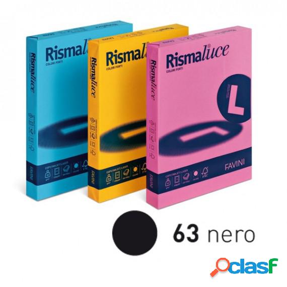 Carta Rismaluce - A4 - 200 gr - nero 63 - Favini - conf. 125
