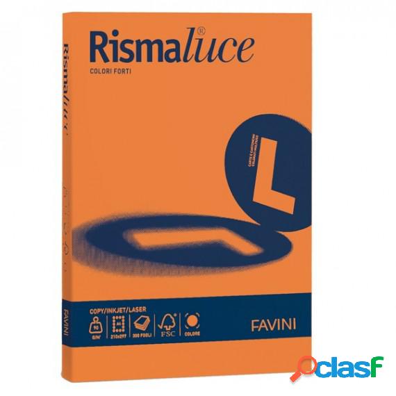 Carta Rismaluce - A4 - 90 gr - arancio 56 - Favini - conf.