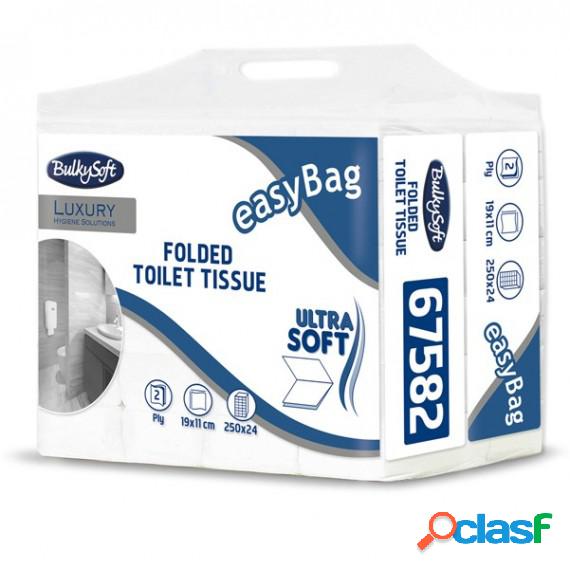 Carta igienica interfogliata EasyBag - 15,5 gr - strappo