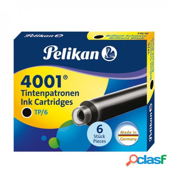 Cartucce inchiostro 4001 (TP/6) - lunghezza 39mm - nero -