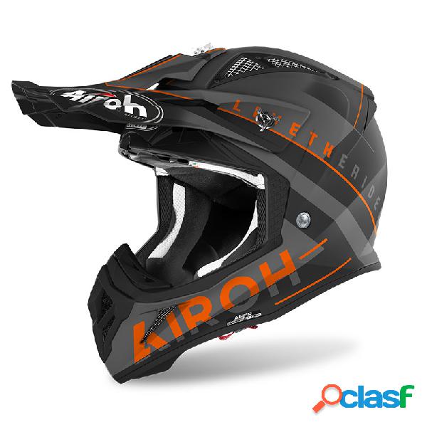 Casco Cross Airoh Aviator Ace Amaze Arancio opaco