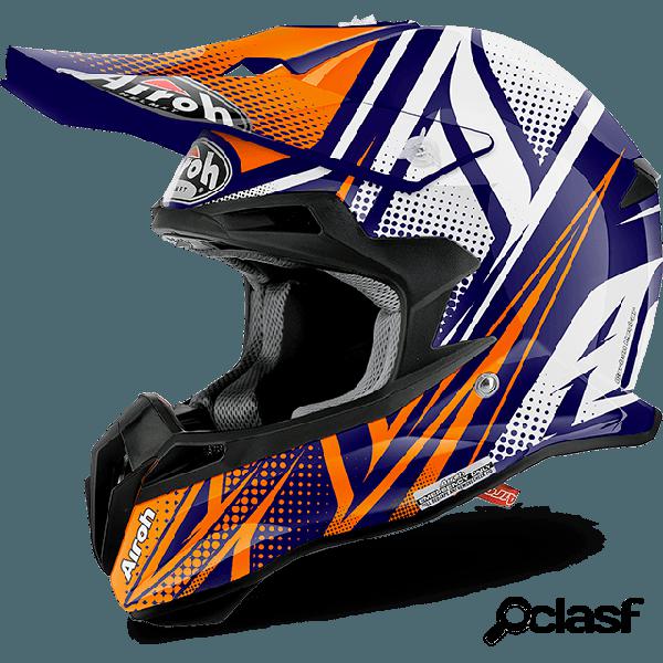 Casco cross Airoh Terminator 2.1 S Cleft in fibra arancio