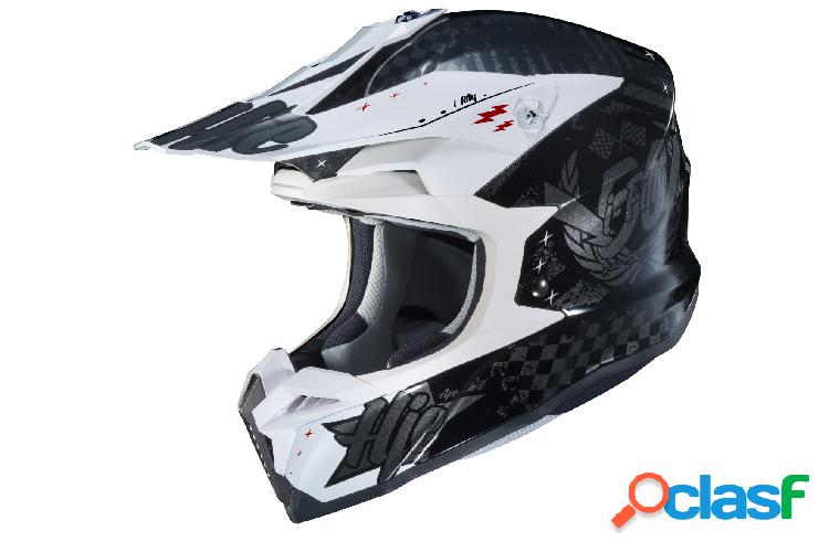 Casco cross HJC i50 ARTAX MC5 Nero Bianco