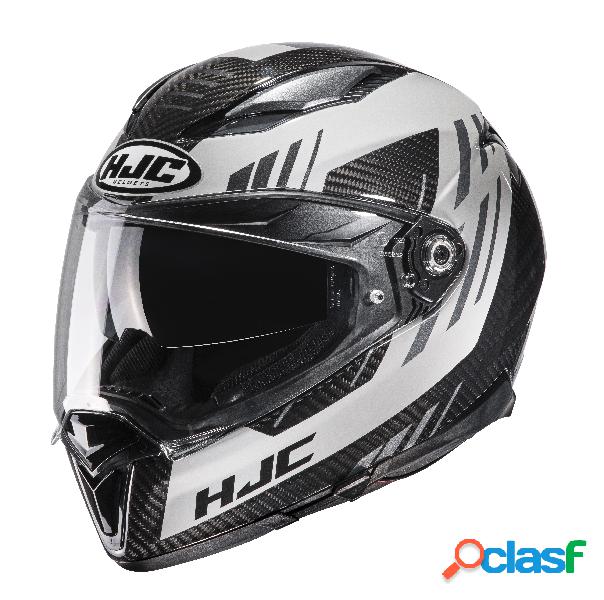 Casco integrale HJC F70 CARBON KESTA MC5 Carbon Bianco