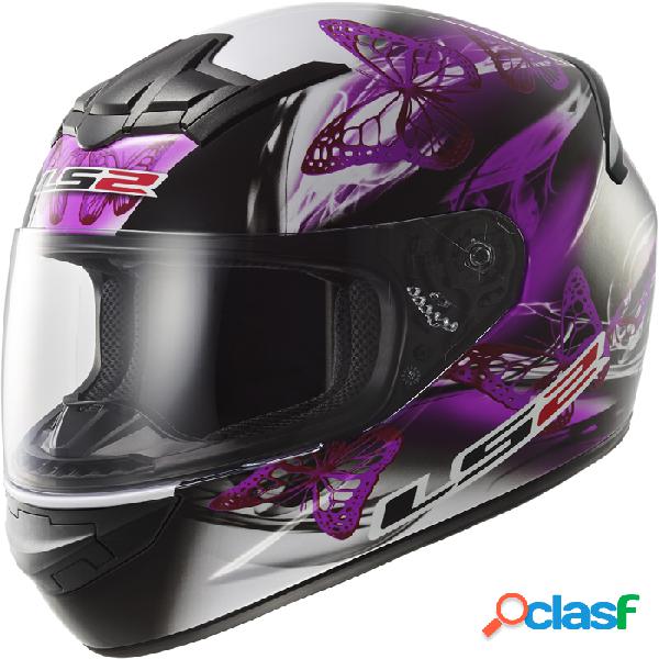 Casco integrale LS2 FF352 Rookie Flutter Nero Viola