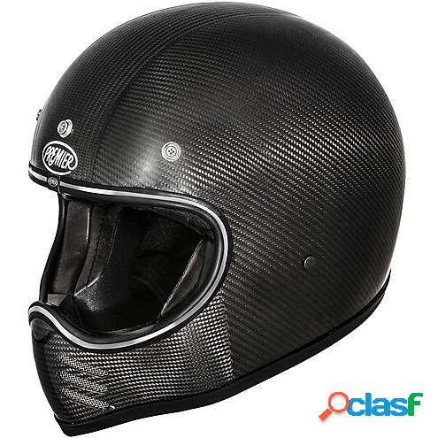 Casco integrale Premier MX CARBON in carbonio Nero