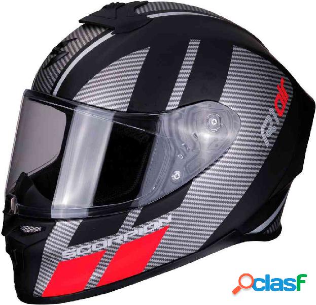 Casco integrale Scorpion EXO R1 AIR CORPUS in fibra Nero