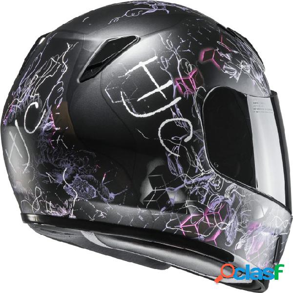 Casco integrale bambino HJC CL-Y VELA MC8SFNero Rosa Viola