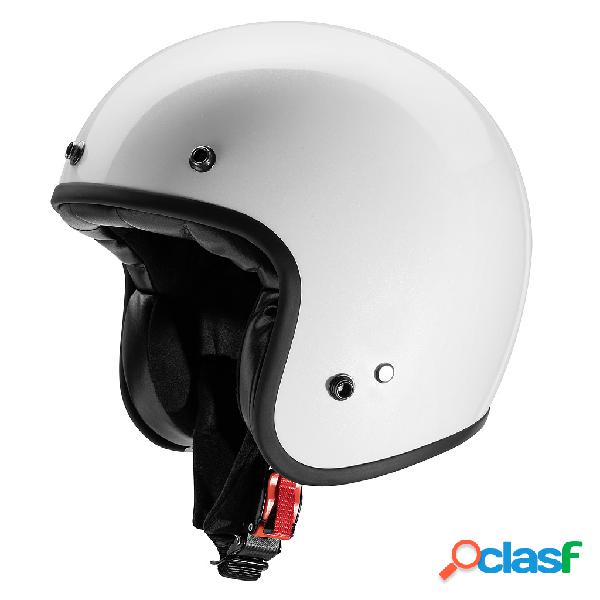 Casco jet Carburo Epic EXTRA FIT in fibra Bianco