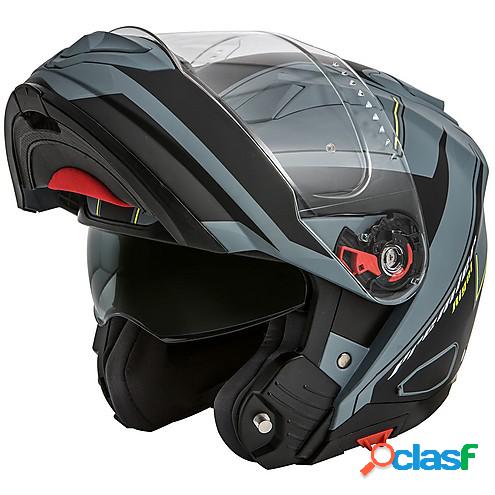 Casco modulare Premier DELTA RGY GREY BM Grigio Nero Opaco