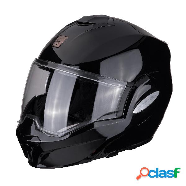 Casco modulare Scorpion EXO TECH UNI Nero con mentoniera