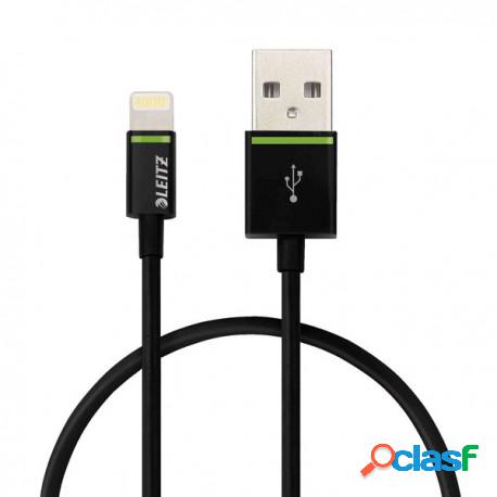 Cavo da Lightning a USB - 30 cm - nero - Leitz Complete