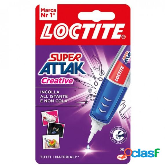 Colla Super Attak Creative - 3 gr - trasparente - Loctite