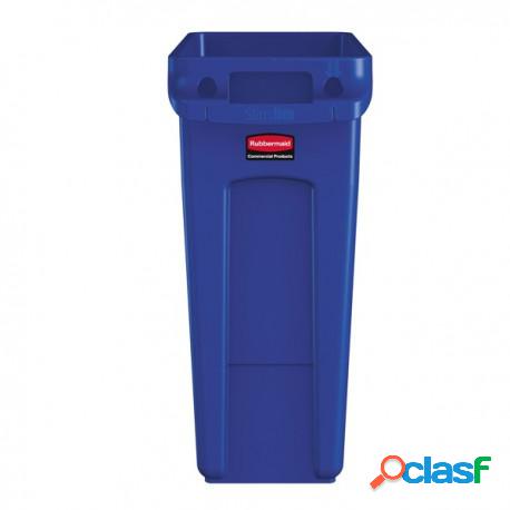 Contenitore Slim Jim 60Lt Blu Rubbermaid