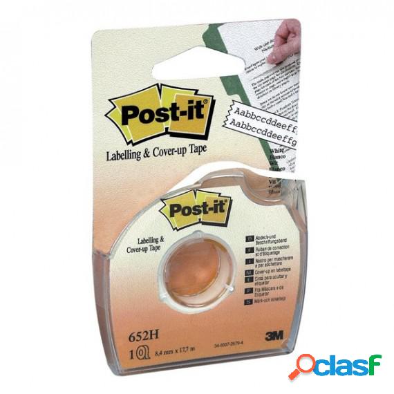 Correttore a nastro Post it Cover Up - 652H - 8,4 mm x 17,7