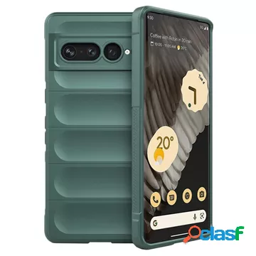 Cover in TPU Serie Rugged per Google Pixel 7 Pro - Verde