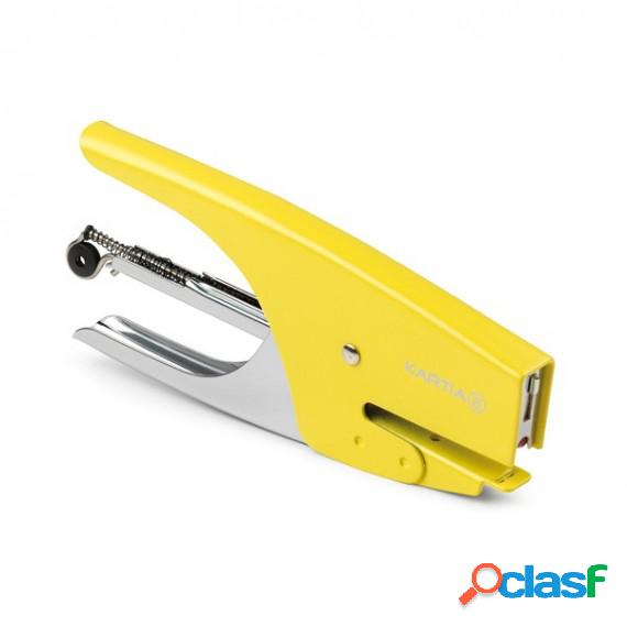 Cucitrice a pinza Kartia 8 - capacitA 200 punti - giallo -