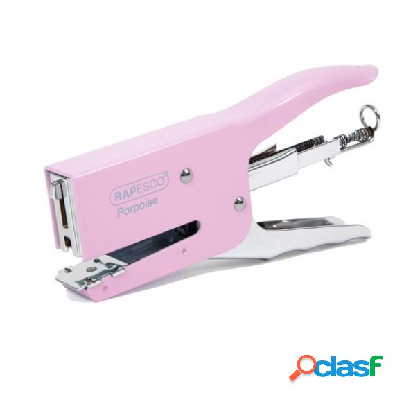 Cucitrice a pinza Porpoise - rosa - Rapesco