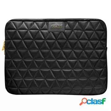 Custodia Universale Guess Quilted per Laptop - 13 - Nera