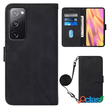 Custodia a portafoglio per Samsung Galaxy S20 FE serie Line