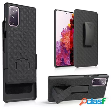 Custodia ibrida per Samsung Galaxy S20 FE con clip da