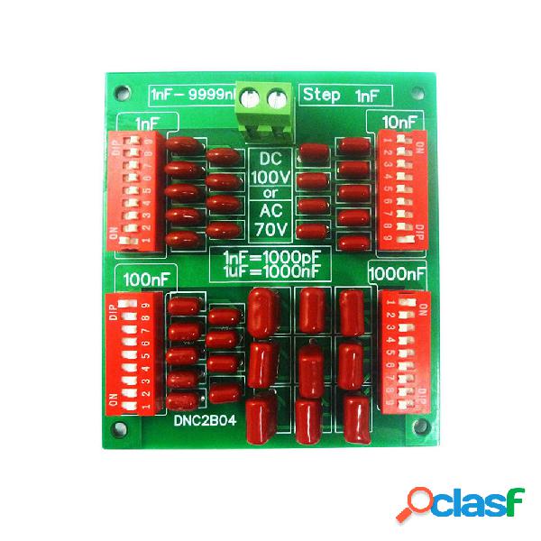 DNC2B04 da 1nF a 9999nF Step-1nF Condensatore programmabile