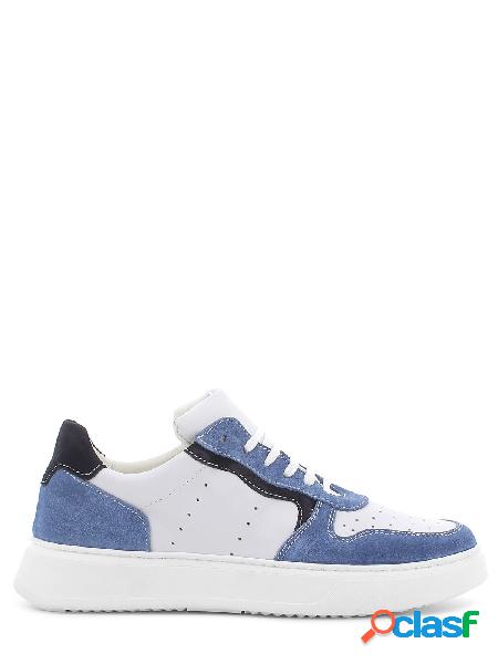 De Antonio Sneakers uomo in pelle e camoscio con lacci, 2021