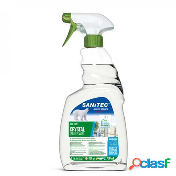 Detergente Green Power Vetri - Sanitec - trigger da 750 ml