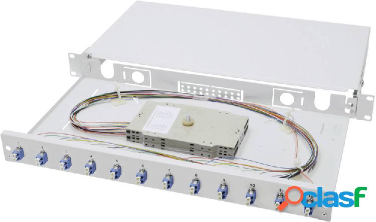 Digitus DN-96331/9 Patchpanel per fibra ottica 12 Porte LC