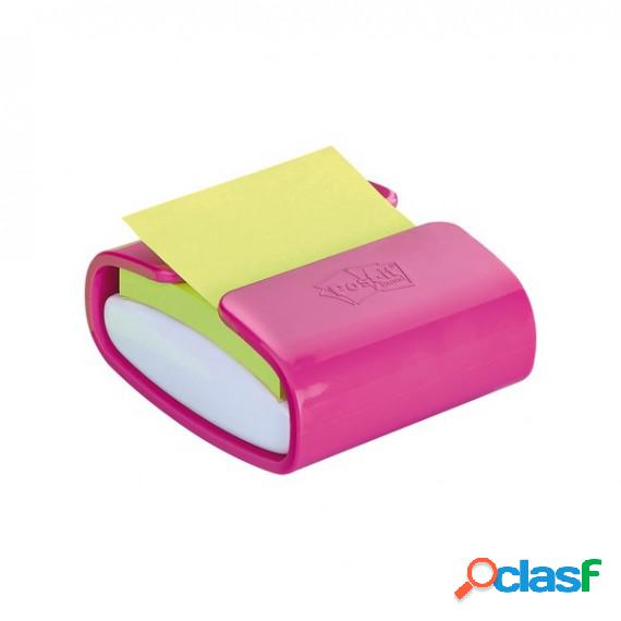 Dispenser Pro fucsia + 1 Post it Super Sticky Z Notes fuxia