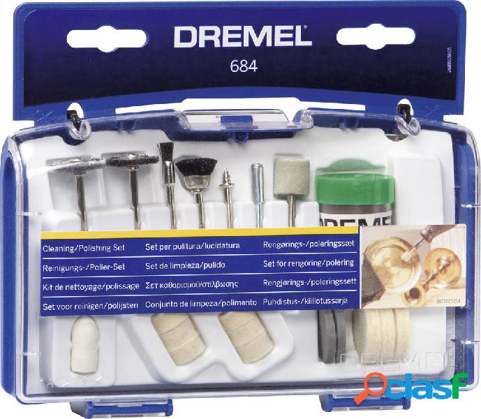 Dremel 26150684JA Set accessori per pulire / lucidare (684)