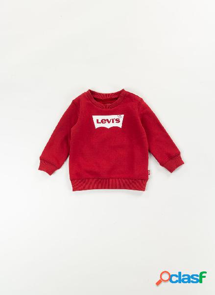 FELPA GIROCOLLO CON LOGO BATWING BIMBO