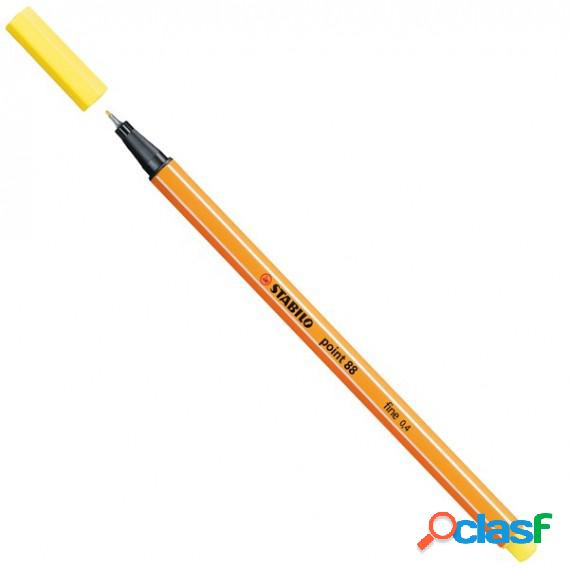 Fineliner Point 88 - tratto 0,4 mm - giallo limone 24 -