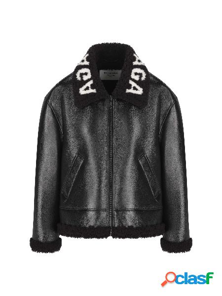 Giacca Cocoon Shearling