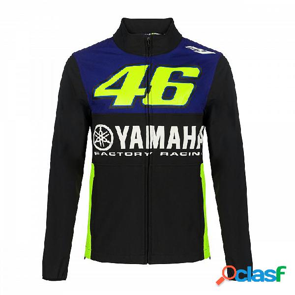 Giacca VR46 Racing Yamaha in softshell Blu Nero Giallo