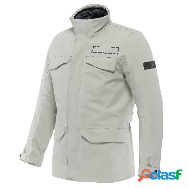 Giacca moto Dainese Sheffield D-Dry XT Grigio chiaro