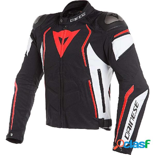 Giacca moto touring Dainese DYNO Nero Bianco Rosso Fluo