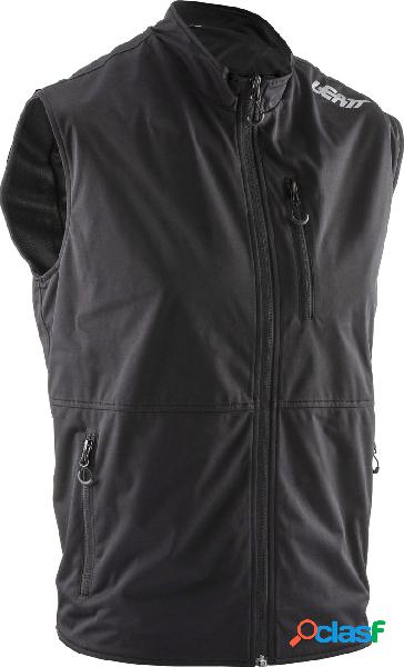 Gilet antipioggia e antivento Leatt RaceVest Nero